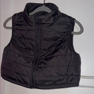 Fashion Nova Black Puffer Vest
